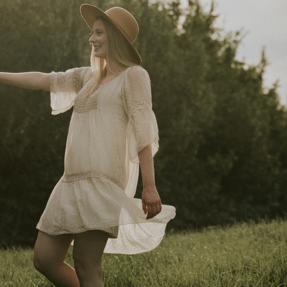 Silk Summer dress made in Italy small - Picture 1 of 4